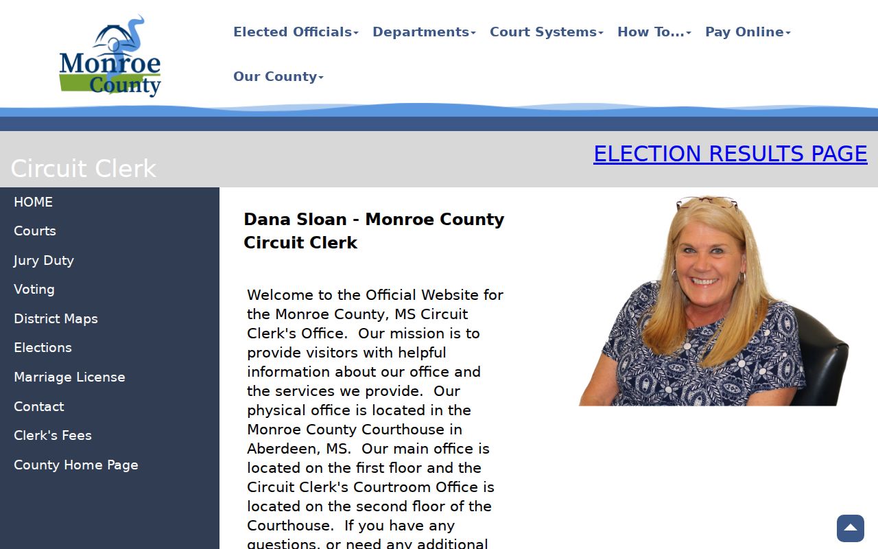 Monroe County criminal docket Circuit Clerk office source capture