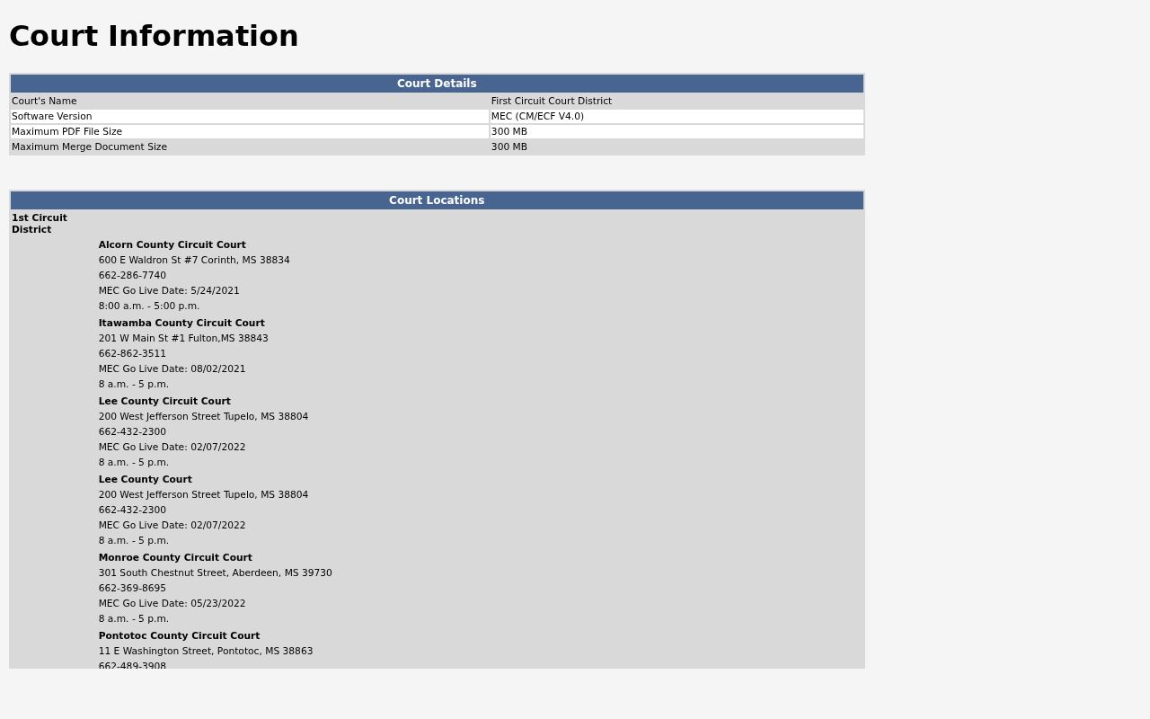 Monroe County traffic court records First Circuit MEC appeal flags